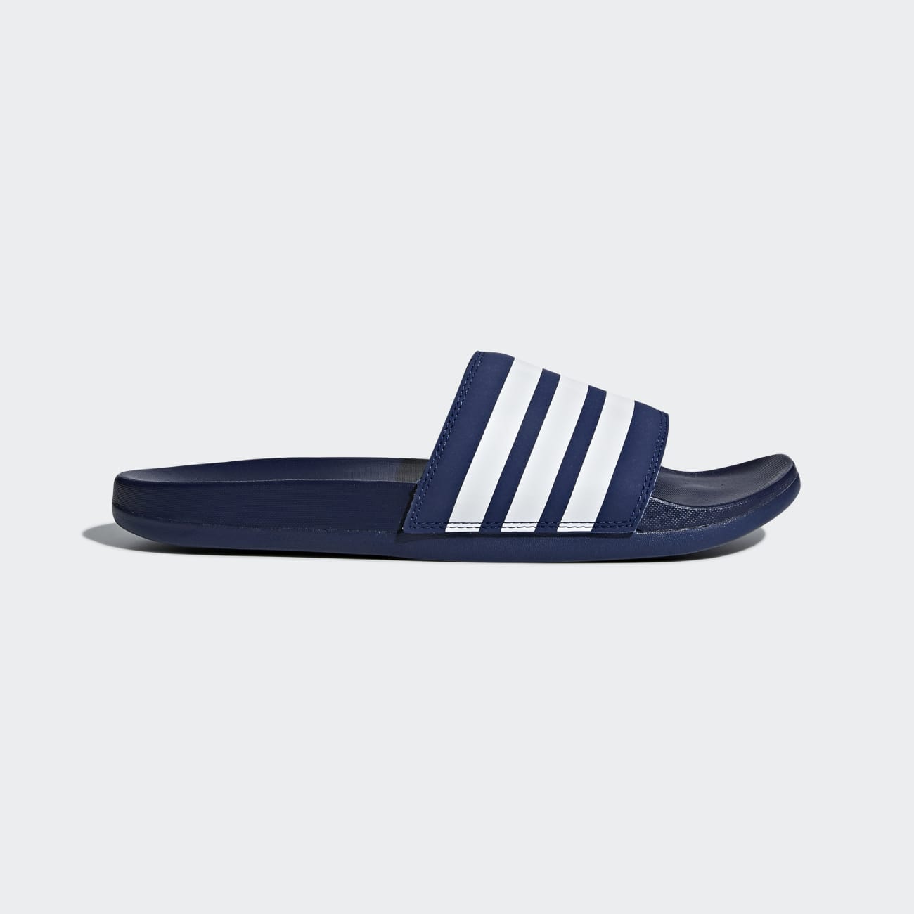 Adidas Adilette Cloudfoam Plus Stripes Férfi Papucs - Kék [D89040]